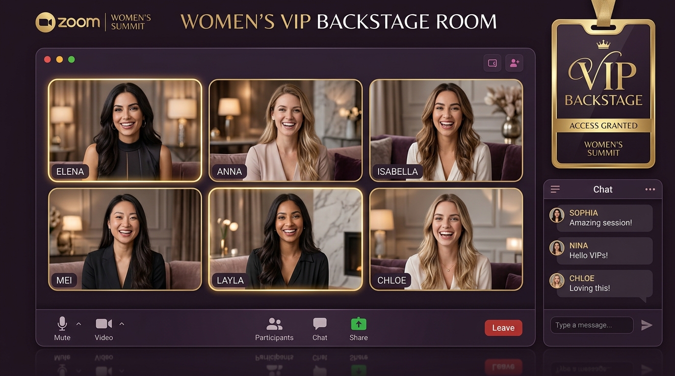 VIP Backstage Zoom Preview